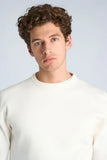 Lindbergh Basic Strickpullover Relaxed Fit Chalk White