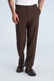 Lindbergh Stoffhose Relaxed Brown Mel