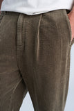 Lindbergh Cordhose Cropped Dusty Army