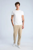 Lindbergh Cordhose Cropped Light Stone