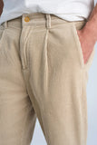 Lindbergh Cordhose Cropped Light Stone