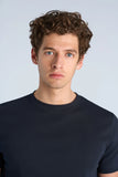 Lindbergh Slim Rib Tee Black