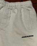 Pegador Logo Heavy Sweat Jogger Washed Salty Cream Black Gum