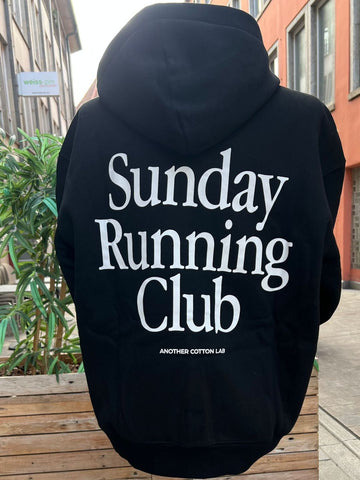 Another Cotton Lab Sunday Running Club Zip-Hoodie Black