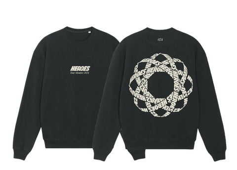 Heroes Tour Member 2024 Logo Crewneck Schwarz