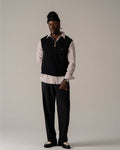 BLKVIS V Neck Vest black