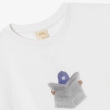 BLKVIS Newspaper T-Shirt white