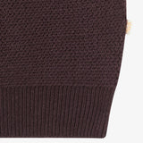 BLKVIS Script Heavy Knit Sweater raisin