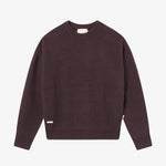 BLKVIS Script Heavy Knit Sweater raisin