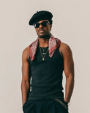 BLKVIS Script Tank Top black
