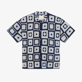 BLKVIS Crochet Granny Hemd Peacoat