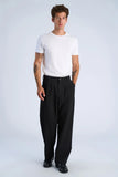 Lindbergh Extra Wide Fit Stoffhose Black