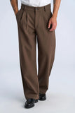Lindbergh Extra Wide Fit Stoffhose Brown