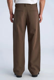Lindbergh Extra Wide Fit Stoffhose Brown