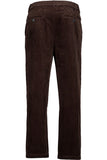 Lindbergh Cordhose Cropped Dark brown