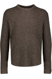 Lindbergh Rib Strickpullover Dark Brown Mel