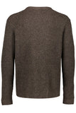 Lindbergh Rib Strickpullover Dark Brown Mel