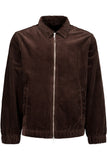 Lindbergh Cord Overshirt Dark Brown