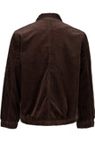 Lindbergh Cord Overshirt Dark Brown