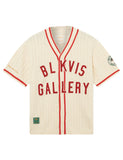 BLKVIS Baseball Strickshirt Antique White