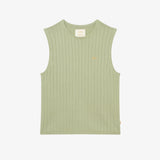 BLKVIS Rib Knitted Sleeveless Tee Tea
