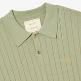 BLKVIS Rib Knitted Polo Tea