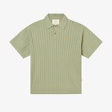 BLKVIS Rib Knitted Polo Tea