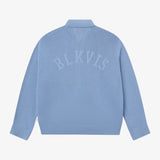 BLKVIS Lace Pointelle Cardigan Stonewash