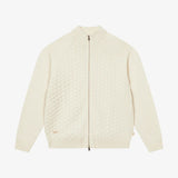 BLKVIS Structured Zip Cardigan Papyrus
