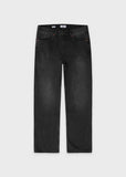 Burocs Straight Fit Jeans Washed Black Grey