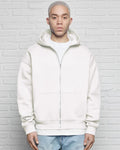 Burocs Oversized Zip-Hoodie Off white