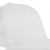 Von Dutch Trucker Cap Boston Cot Twill Rubber White