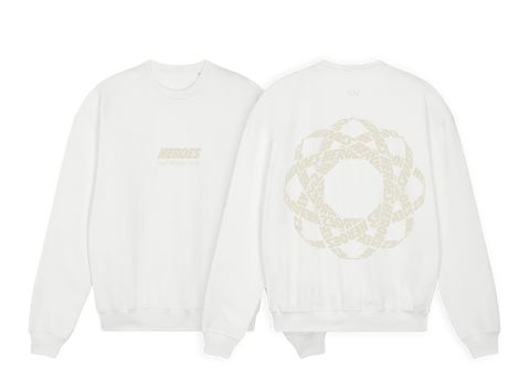 Heroes Tour Member 2024 Logo Crewneck Weiß