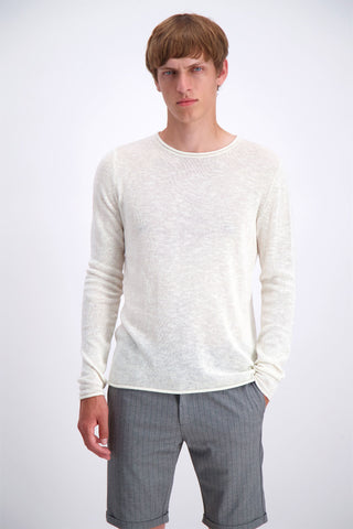 Lindbergh Leinen Sweater White