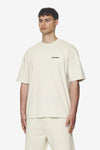 Pegador Logo Oversized Tee Washed Salty Cream Black Gum