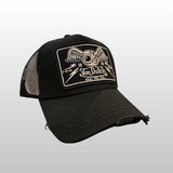 Von Dutch Trucker Cap Boston Cot Twill Patch Black