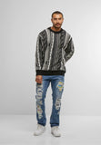 Colucci 3D Knit Sweater AOP Black