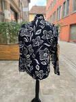 Lindbergh Hemd Flower Black AOP