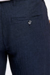 Lindbergh Leinenhose Relaxed Fit Navy