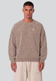 Colucci Chenille Jacquard Sweater Grey/Multi