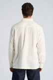 Lindbergh Musselin Hemd Off White