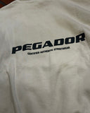 Pegador Colne Logo Oversized Hoodie Washed Dust Cream