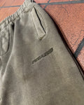 Pegador Logo Wide Sweat Pants Vintage Dust Brown