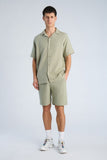 Lindbergh Musselin Shorts Dusty Olive