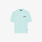 Pequs A Paradise Beach Club Back Logo T-Shirt Aqua