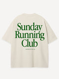 Another Cotton Lab Sunday Running Club T-Shirt sand