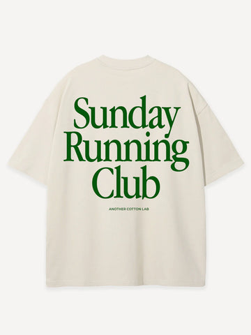 Another Cotton Lab Sunday Running Club T-Shirt sand