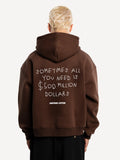 Another Cotton 500$ Hoodie Chocolate