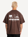 Another Cotton Lab Afterwork T-Shirt Chocolate