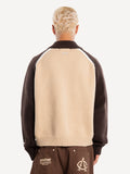 Another Cotton Lab Zip Cardigan Chocolate